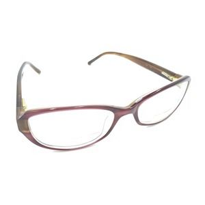 Coach Dalia 545 Berry Purple Brown Slim Oval Eyeglasses Frames 51-17 130 Women